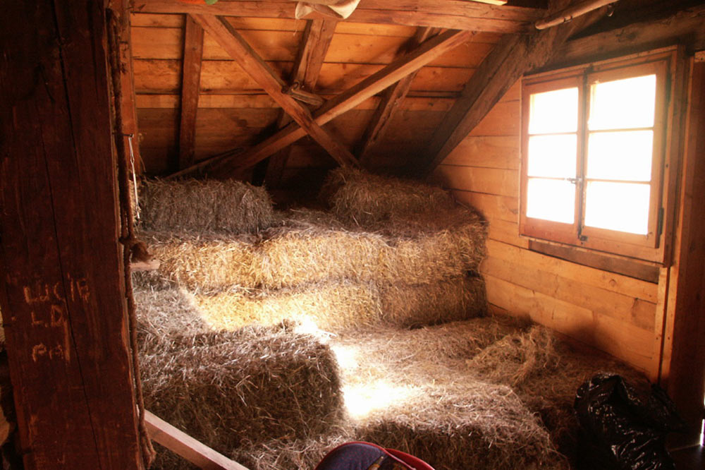 Chambre à coucher du chalet du Lity