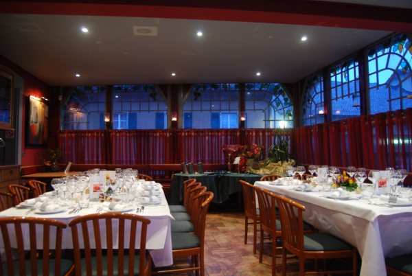 Salle de banquet du restaurant La Gare