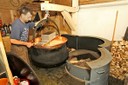 Fabrication de fromage d'alpage au chalet Oberstockenalp