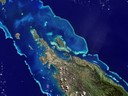 Barrière de corail de Nouvelle Calédonie, un des lieux actuels de formation de roches calcaires