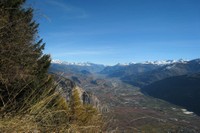 Panorama sur la vallée du Rhône depuis l'Ardève