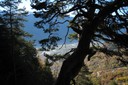 Vue sur la plaine sur le chemin de l'Ardeve