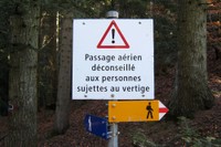 La montée à l'Ardève présente des passages vertigineux