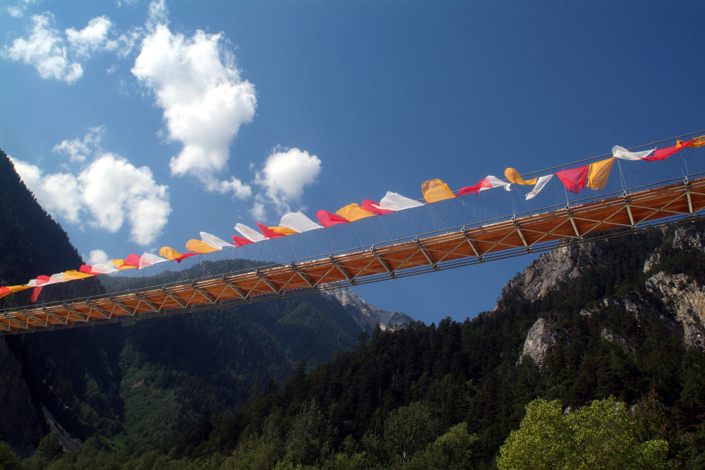 Pont bouthanais sur l'Illgraben