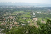 Vue panoramique de la campagne genevoise