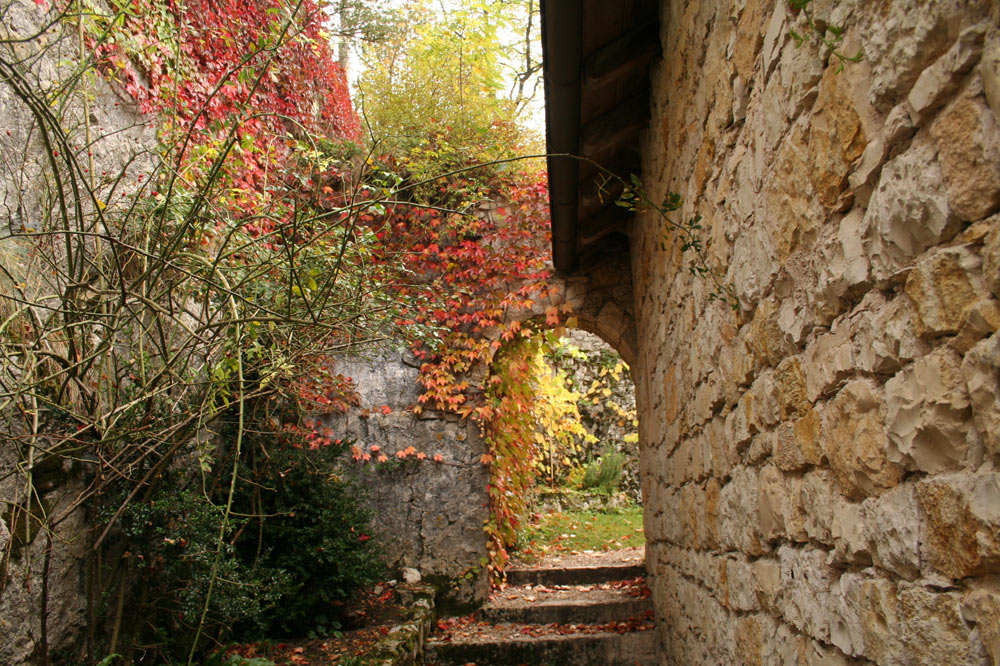 Cour intéreiure du Château de Syhières