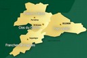 Carte des régions du Canton du Jura