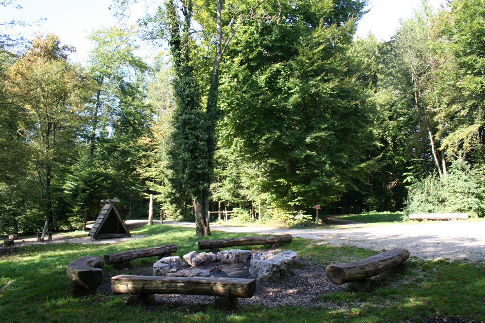 Environs du refuge situé sur le sentier