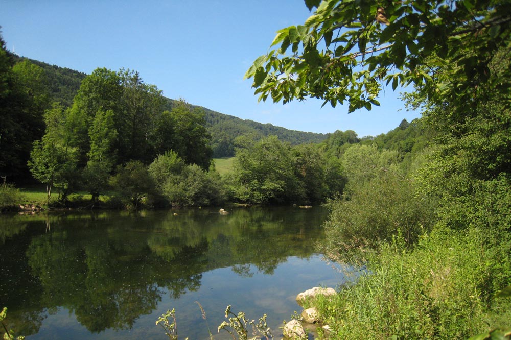 Le Doubs entre Soubey et Saint Ursanne