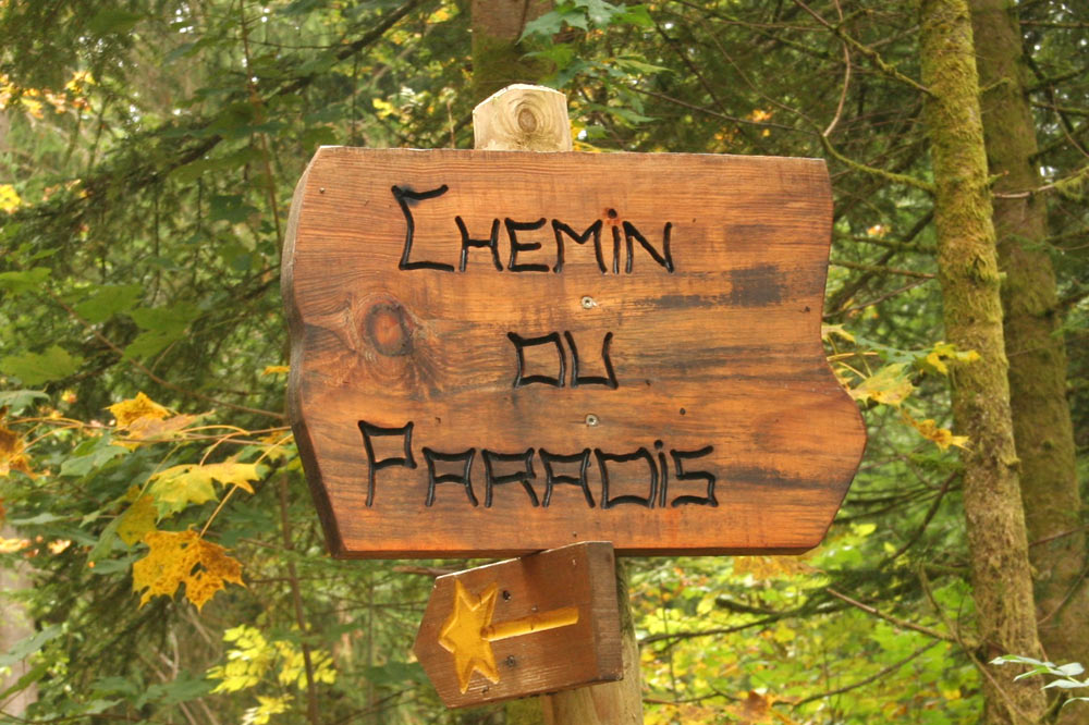 Signalisation des chemins forestiers de Couvet