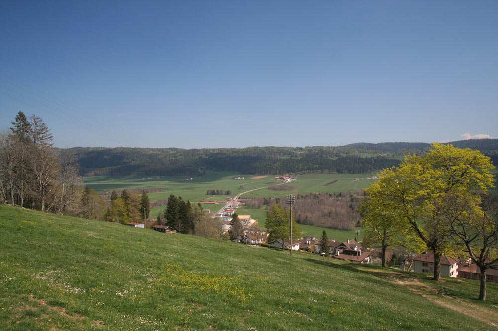 Vue sur la vallée des Ponts-de-Martel