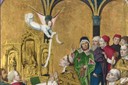 La consécration de St Hubert (National Gallery - Londres, Allemagne XVe s.)