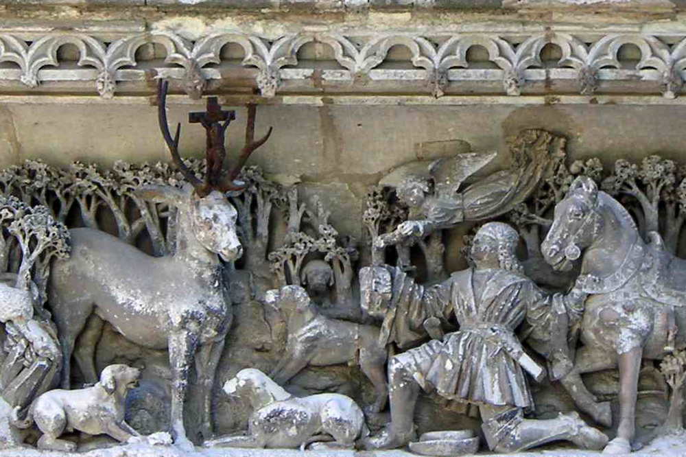 La conversion (chapelle Saint-Hubert du château d’Amboise, XV e s.)