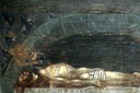 Christ au tombeau, situé sous l'autel de la chapelle de St Clément (anonyme)
