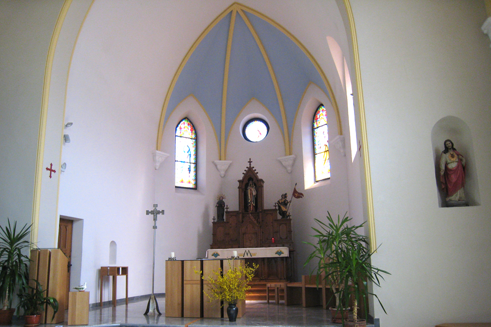 Intérieur de l'église de Flanthey