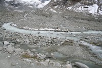 Plaine fluviale en haute montagne