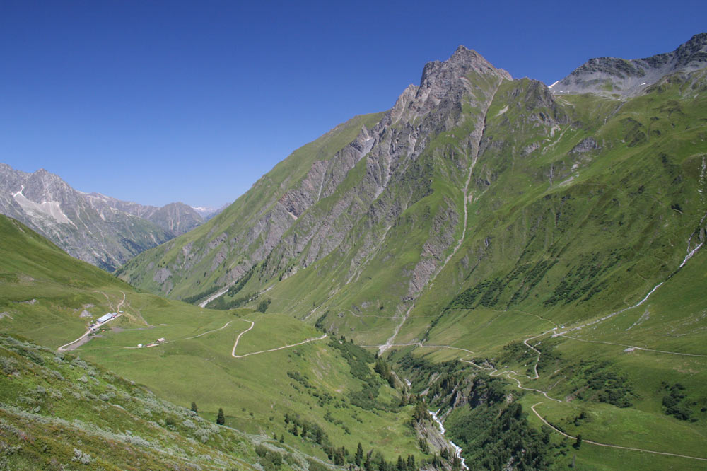 Panorama sur le Val Ferret