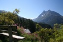 Banc avec vue sur le Haut Val d'Hérens