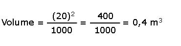 Exemple de calcul du volume d'un arbre