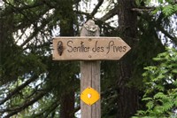 Signalisation du sentier des pives