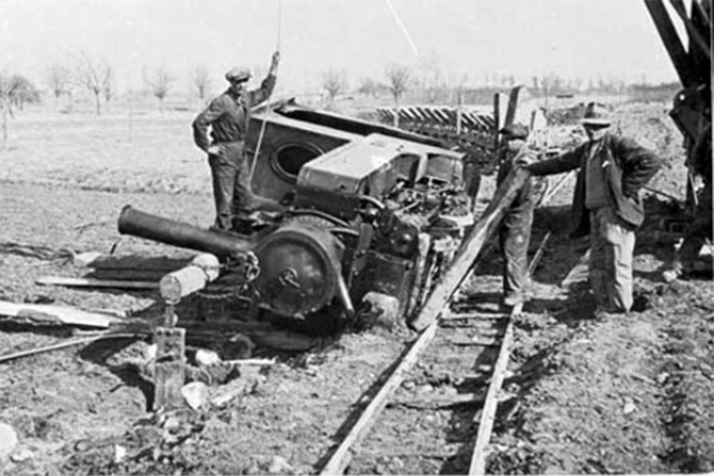 Accident de train à Chamoson