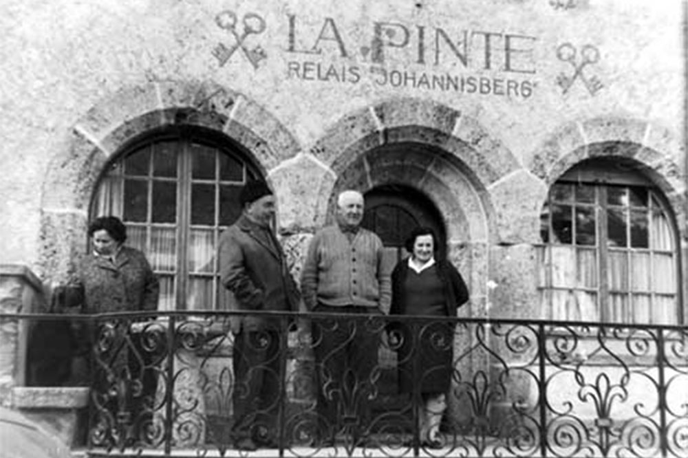 Pinte de La Croix Blanche dans les années 1920