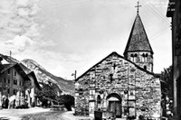Eglise de Saint-Pierre-de-Clages en 1924