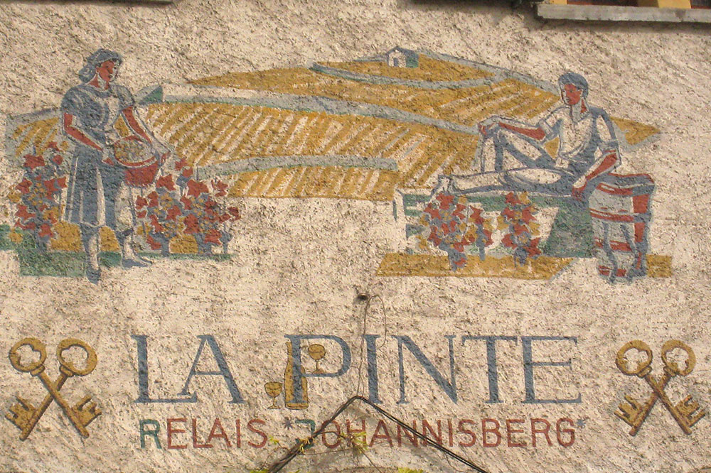 Enseigne de la Pinte de La Croix Blanche