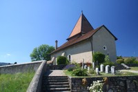 Eglis de Bassins et son ciemtière