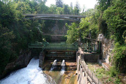 Barrage sur l'Orbe