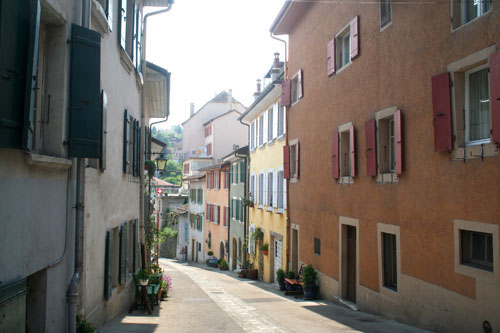 Vue de la rue des Moulinets