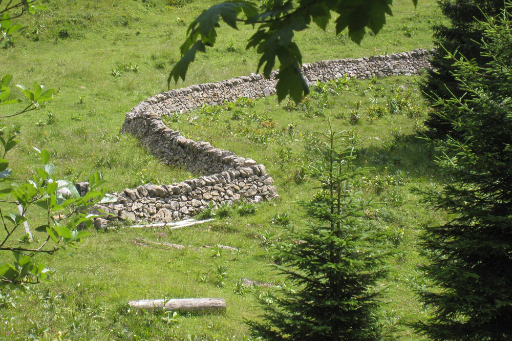 Mur de pierres sèches