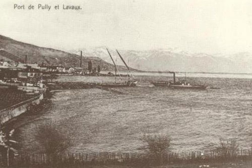 Port de Pully au début du XXème siècle