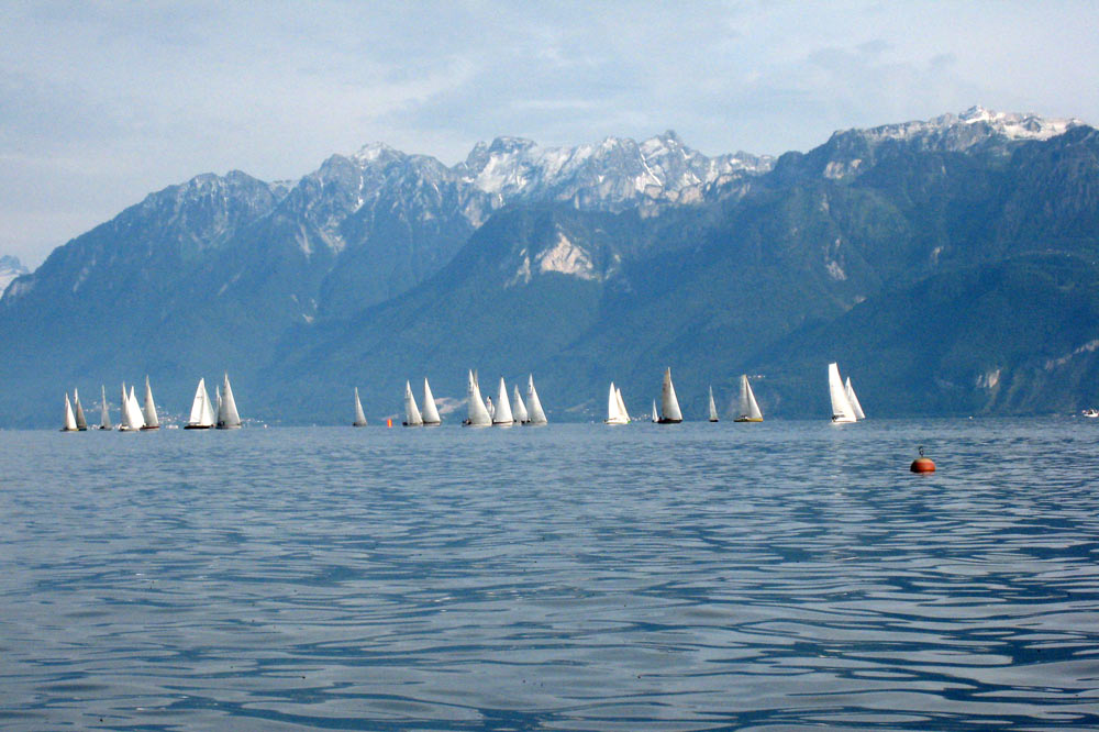 Régate sur le Léman