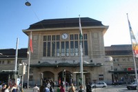 Entrée principale de la gare de Lausanne