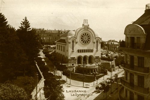 La synagogue vers 1920