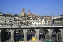 Le Grand-Pont avec la cathédrale en arrière plan