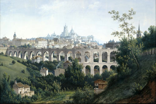 Le Grand-Pont vers 1845