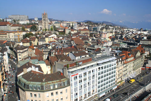 Vue depuis le sommet de la Tour Bel-Air