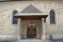 Entrée de l'église paroissiale de Payerne