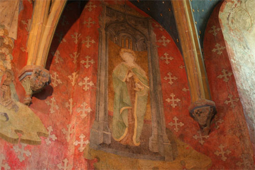 Fresque dans la chapelle de Grailly