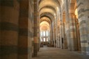 Vue d'ensemble de l'intérieur de l'abbatiale de Payerne