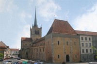 Vue d'ensemble de l'abbatiale de Payerne