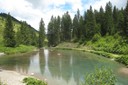 Petit lac à Morgins