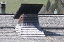 Cheminée en tavillons
