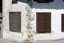 Constuction en maçonnerie dans le village de Rossinière