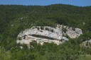 Paroi rocheuse dans la vallée de l'Orbe