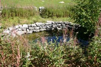 Point d'eau en terrain calcaire